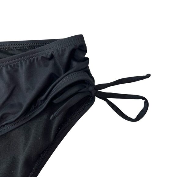Title Nine Size XL Black Tie Side Bikini Bottom - Picture 3 of 4